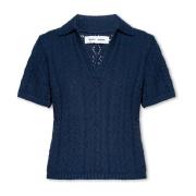 ‘Khloe’ poloshirt Samsøe Samsøe , Blue , Dames