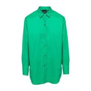 Shirts Plain Units , Green , Dames