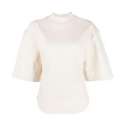 507 Ivory T-Shirt voor vrouwen The Attico , Beige , Dames