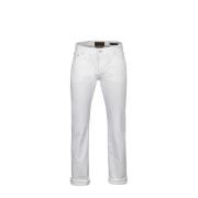 Trousers Moorer , White , Heren