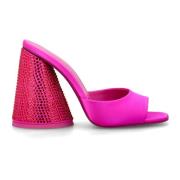 Luz Satin Mule, Upgrade je schoenencollectie The Attico , Pink , Dames