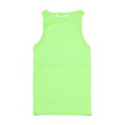 Tanktop Msgm , Green , Dames