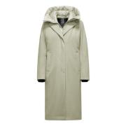 Belted Coats BomBoogie , Gray , Dames
