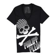 Philipp Plein Logo Cotton T-shirt Philipp Plein , Black , Heren