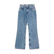 High-waisted Kendall Denim Jeans Amish , Blue , Dames