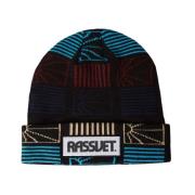 Logo patch beanie hoed Rassvet , Black , Heren