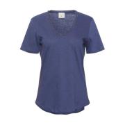 Stijlvol T-shirt Heartmade , Blue , Dames