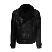 Leren Jas Salvatore Santoro , Black , Heren