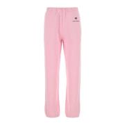 Roze katoenen joggers - Stijlvol en comfortabel Chiara Ferragni Collec...