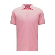 Poloshirt Fedeli , Pink , Heren