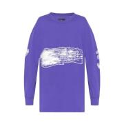 T-shirt met lange mouwen Y-3 , Purple , Heren