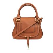 Leren schoudertas in medium formaat Chloé , Brown , Dames