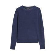 Comfortabele en stijlvolle linnen pullover Max Mara Weekend , Blue , D...