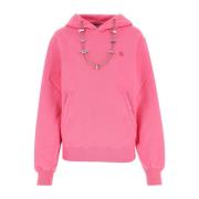 Donker roze katoenen sweatshirt Ambush , Pink , Dames