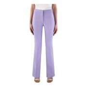 Claudia wijd uitlopende broek Doris S , Purple , Dames