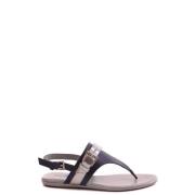 Platte Sandalen voor Vrouwen Hogan , Black , Dames