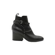 Pre-owned Leather boots Hermès Vintage , Black , Dames