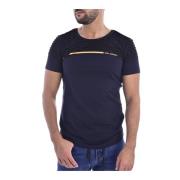 Bicolore T-shirt - Les Bleus Goldenim paris , Blue , Heren
