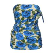 Fantasia Avorio Mouwloze Top Philosophy di Lorenzo Serafini , Blue , D...