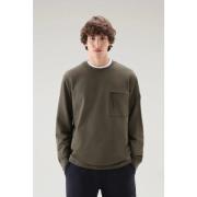 Sweatshirt Woolrich , Green , Heren