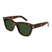 Havana Green Sunglasses, Elevate Your Style Saint Laurent , Brown , Un...