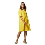 Midi Dresses Marina Rinaldi , Yellow , Dames