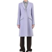 Single-Breasted Coats Manuel Ritz , Purple , Dames