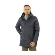 Dubbele Rubber Anorak Parka RRD , Gray , Heren