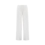 Women Clothing Trousers Snow White/off White Ss23 Ermanno Scervino , W...