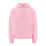 Katoenen sweatshirt met frontprint Marni , Pink , Heren