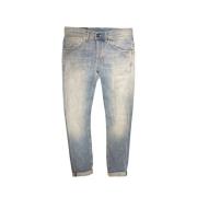 Slim-Fit George Denim Blu Wash Jeans Dondup , Blue , Heren