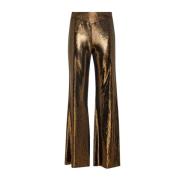 Leather Trousers Forte Forte , Brown , Dames