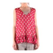 Mouwloze top Twinset , Red , Dames
