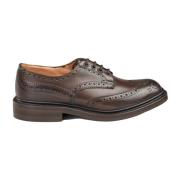 Bruine platte schoenen met Bourton Brogue Tricker's , Brown , Heren