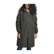 Hooded Bernay Parka Trench & Coat , Gray , Dames