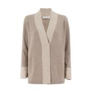 Cardigan Le Tricot Perugia , Beige , Dames