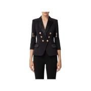 Stijlvolle Jas Elisabetta Franchi , Black , Dames