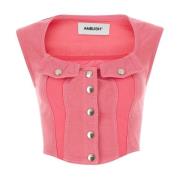 Sleeveless Tops Ambush , Pink , Dames