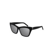 Stijlvolle zonnebril voor elke look Saint Laurent , Black , Unisex