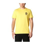 T-shirt Dondup , Yellow , Heren