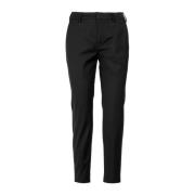 Cropped Trousers PT Torino , Black , Dames