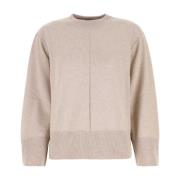 Ronde hals gebreide trui Woolrich , Beige , Dames