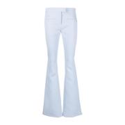 Blauwe Wijde Broek Courrèges , Blue , Dames