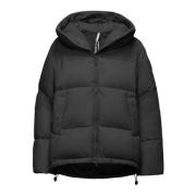 Down Jackets BomBoogie , Black , Dames