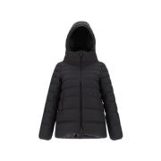 Winterjassen met gekleurde veren Herno , Black , Dames