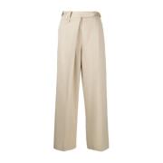 Wide Trousers Christopher Esber , Beige , Dames