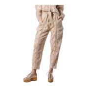 Wide Trousers Mes Demoiselles , Beige , Dames