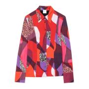 Gestreept Overhemd PS By Paul Smith , Pink , Dames