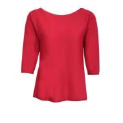 Luxe Gebreide Trui voor Dames Liviana Conti , Red , Dames