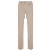 Slim-fit Trousers Canali , Beige , Heren